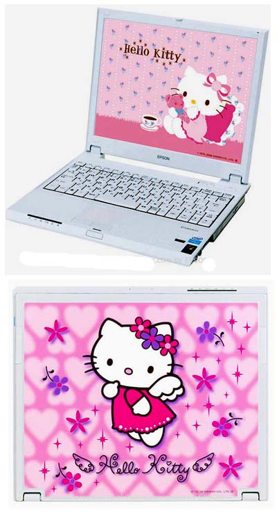  Kitty Laptop on Laptop Hello Kitty Epson   Geek Chic