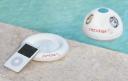 Nextar Wireless speakers: tocando o MP3 player na piscina