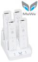 MeWe World Nintendo Wii Remote Quad Charger