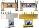 dispensador de cerveja,  v-POD da MicroMatic, com tela de LCD