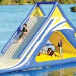 Gigantesco Water Play Slide inflável
