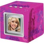 Porta-retrato digital em formato de cubo da Hannah Montana ou do  Highschool Musical