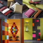 Decoração: painéis de couro da Cuir au Carre