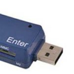 Leitor de cartões de memória Keyboard Keys USB