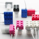 Fone de ouvido LEGO da Elecom