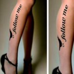 Meia-calça: Follow me (Twitter Tatoo)