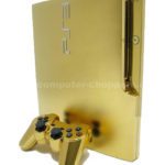 Edição limitada do PlayStation 3 Slim, banhado a ouro 24ct