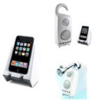 Alto falante sem fio para chuveiro com transmissor de dock station para iPod/Mp3 players