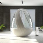 Chuveiro e hidromassagem Cocoon por Arina Komarova