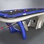 Mesa de bilhar contemporânea Zaeta com design de Jason Farsai