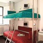 Beliche contemporâneo feito de aço inoxidável da Neo-Metro