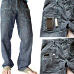 WTFjeans com bolso específico para gadgets