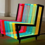 Disco Chair: poltrona neon