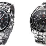 relógios de pulso EFE-504RBSP e EF-550RBSP Red Bull da Casio