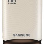 Câmera de vídeo de bolso HMX E10 da Samsung