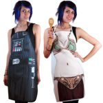 Avental do Darth Vader e da Princesa Leia