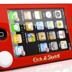 Case Etch A Sketch (traço mágico) da Headcase para o iPhone 4