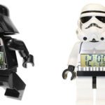 LEGO Star Wars: relógios digitais com minifig do Darth Vader e do Storm Trooper