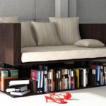 Sofá e Biblioteca Ransa com design de Younes Duret