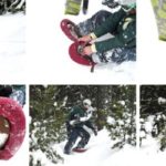 Sapato inflável para neve