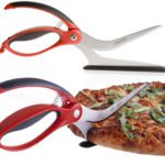 Scizza o cortador de pizza em formato de tesoura