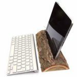 I-Log: dock station rústico para iPad