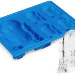 Forma de gelo no formato do Han Solo e R2-D2