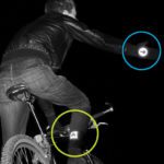Luvas e meias de ciclismo reflexivas