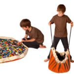 Storage Bag & Play Mat-in-One: tapete e bolsa para brinquedos