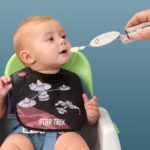 Colher e babador do Star Trek para bebês
