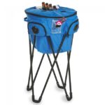 Cooler para bebidas com alto-falante e dock para iPod