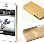 Case para iPhone 4 e 4s de ouro da Miansai