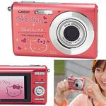 Câmera Casio Exilim 720 da Hello Kitty