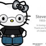 Tributo da Hello Kitty a Steve Jobs