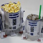 Caneca e balde de pipoca do R2-D2