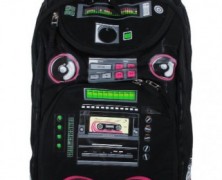 Mochila Audio Couture com alto-falantes