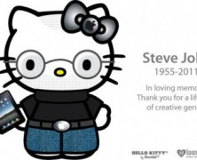 Tributo da Hello Kitty a Steve Jobs