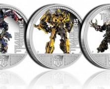 Coleção de moedas dos Transformers 3