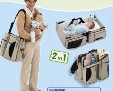 Baby Travel: bolsa e trocador portátil para bebês