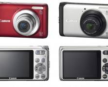 Câmeras digitais PowerShot A3100 IS e A3000 IS da Canon