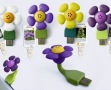 Flores USB: óleo aromatizador para o seu ambiente de trabalho