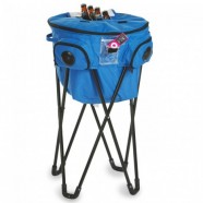 Cooler para bebidas com alto-falante e dock para iPod