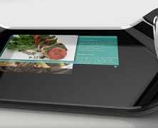 Digital Cutting Board: tábua com display LCD flexível