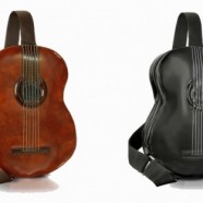 Mochila em formato de violão