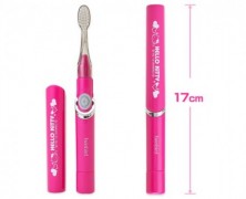 Escova de dentes elétrica e de bolso da Hello Kitty