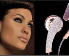 iDiamonds : fone de ouvido feito de ouro branco e diamantes