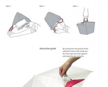 Guarda-chuva Inside Out: o guarda-chuva que vira bolsa