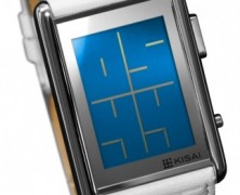 Kisai Stencil relógio de pulso LCD da Tokyoflash