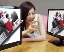 Monitor D2000 3D da LG: dispensa o uso de óculos