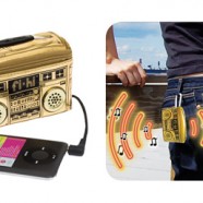 Mini Boombox iPod Speaker Pouch da FredFlare